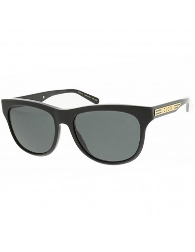 Gucci Men's Sunglasses - Grey Nylon Lens Black Square Shaped Frame | GG0980S 001 store