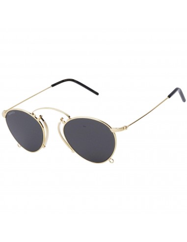 Gucci Men's Sunglasses - Grey Plastic Lens Gold and White Metal Frame | GG1034S 002 Comparez et commandez 