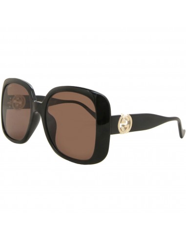 Gucci Women's Sunglasses - Plastic Lens Full Rim Black Plastic Frame | GG1029SA 005 les ctes