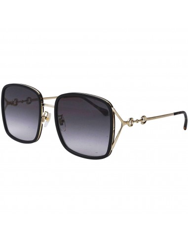 Gucci Women's Sunglasses - Gradient Grey Plastic Lens Square Frame | GG1016SK 001 Les magasins à Paris et en Île-de-France