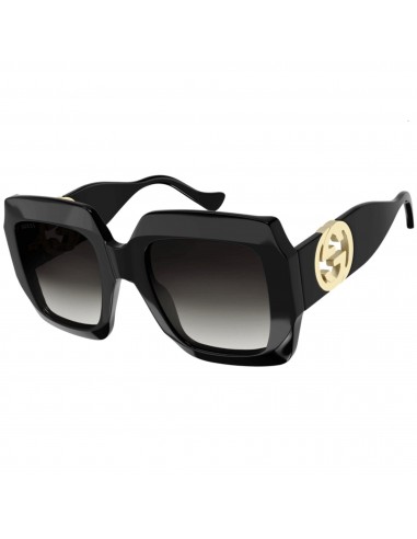 Gucci Women's Sunglasses - Gradient Lens Shiny Black Plastic Frame | GG1022S 006 de la marque