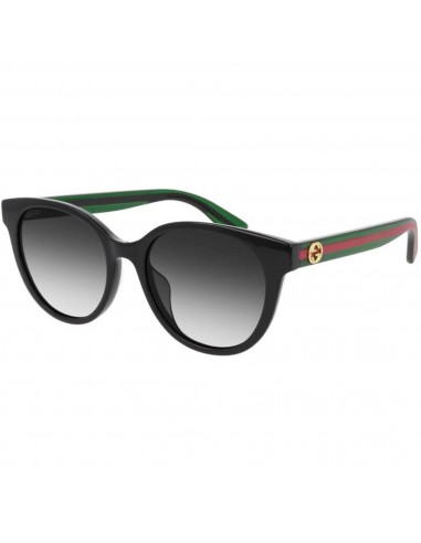 Gucci Women's Sunglasses - Black and Green Round Shape Plastic Frame | GG0702SKN 004 Les magasins à Paris et en Île-de-France