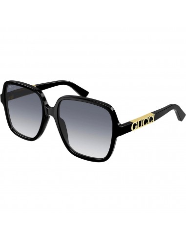 Gucci Women's Sunglasses - CR39 Lens Black Square Shaped Acetate Frame | GG1189S 002 en ligne