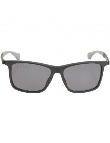 Hugo Boss Men's Sunglasses - Grey CR39 Lens Matte Black Frame | BOSS 1078/S 0003 IR 50-70% off 