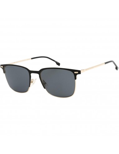 Hugo Boss Men's Sunglasses - Matte Black and Gold Square Frame | BOSS 1019/S 0I46 IR vous aussi creer 