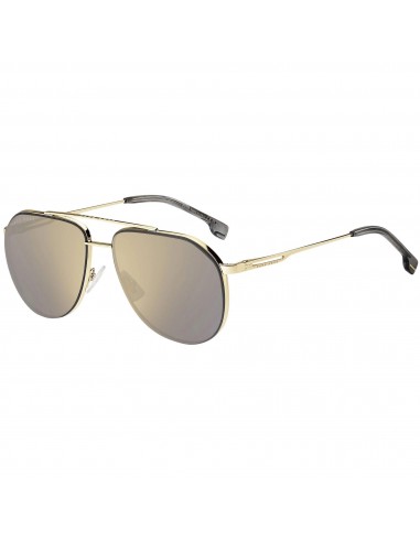 Hugo Boss Men's Sunglasses - Ivory Multilayer Lens Gold Frame | BOSS 1326/S 0J5G UE une grave pollution 