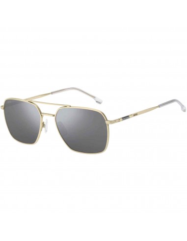 Hugo Boss Men's Sunglasses - Mirrored Lens Matte Gold Frame | BOSS 1414/S 0AOZ T4 les ligaments