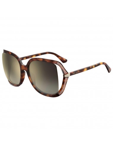 Jimmy Choo Women's Sunglasses - Dark Havana Butterfly Full Rim | TILDA/G/S 0086 JL 50% de réduction en Octobre 2024