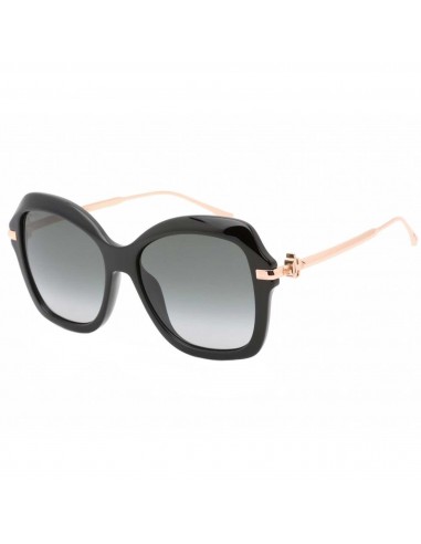 Jimmy Choo Women's Sunglasses - Black Full Rim Plastic Butterfly | TESSY/G/S 0807 outlet