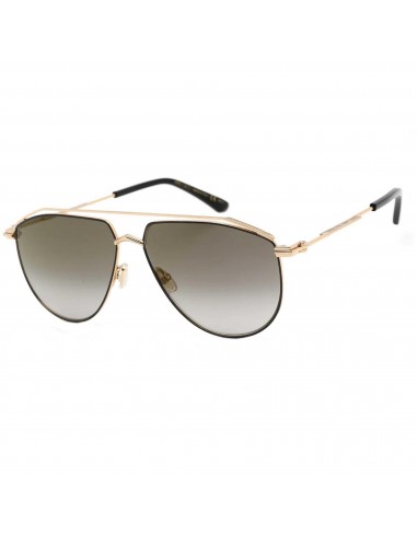 Jimmy Choo Men's Sunglasses - Black Gold Pilot Metal Frame | LEX/S 02M2 FQ 2024