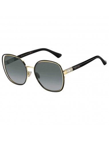 Jimmy Choo Women's Sunglasses - Black Gold Frame Grey Shaded Lens | DODIE/S 02M2 9O acheter en ligne