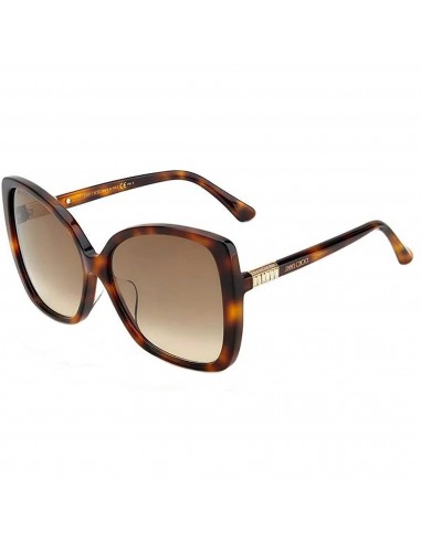 Jimmy Choo Women's Sunglasses - Havana Butterfly Plastic Frame | BECKY/F/S 0086 HA une grave pollution 