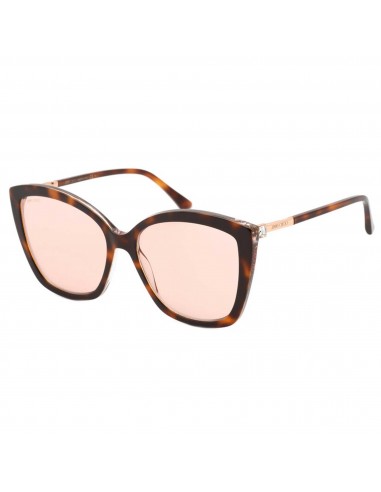 Jimmy Choo Women's Sunglasses - Havana Pink Frame Gold Mirror Lenses | NAT/S 00T4 suggérées chez