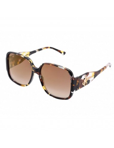 Jimmy Choo Women's Sunglasses - Yellow Havana Square Plastic Frame | TARA/S 0EPZ JL Economisez 