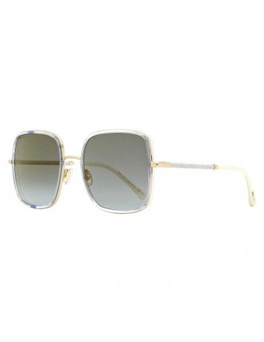 Jimmy Choo Women's Sunglasses - Gold Crystal Square Plastic Frame | JAYLA/S 0LOJ pas cher chine