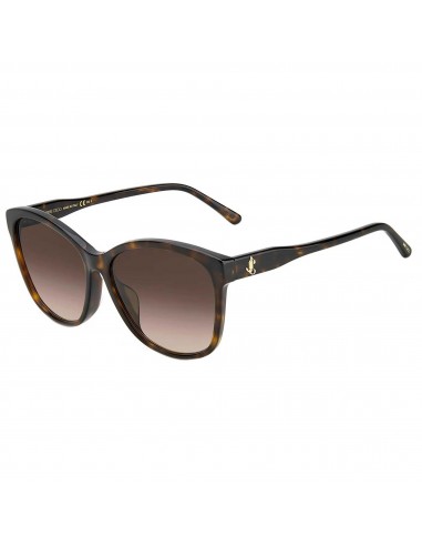 Jimmy Choo Women's Sunglasses - Havana Cat Eye Acetate Frame | LIDIE/F/SK 0086 HA meilleur choix