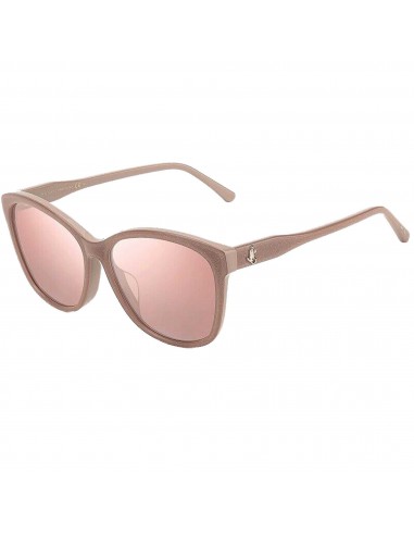 Jimmy Choo Women's Sunglasses - Pink Flash Lenses Nude Frame | LIDIE/F/SK 0FWM 2S en ligne des produits 