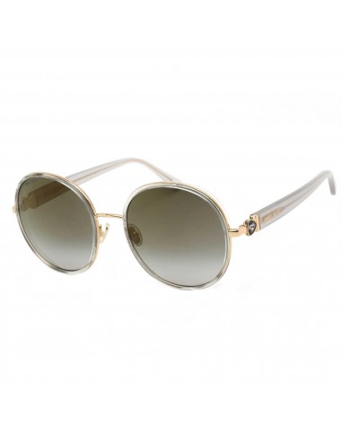 Jimmy Choo Women's Sunglasses - Grey Gold Oval Metal Frame | PA/S 0FT3 FQ pas cher chine