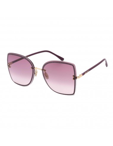 Jimmy Choo Women's Sunglasses - Pink Gradient Lenses Gold Plum Frame | LETI/S 0VO1 la livraison gratuite