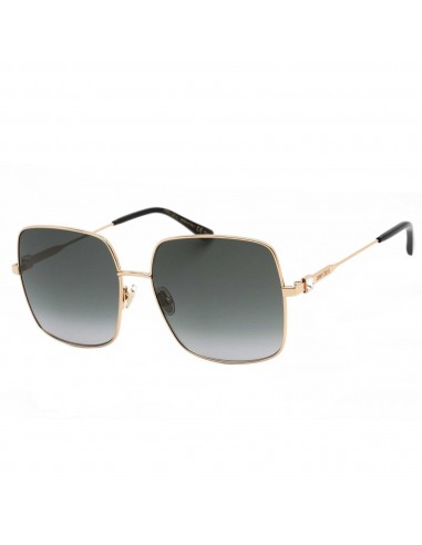 Jimmy Choo Women's Sunglasses - Black Gold Square Metal Frame | LILI/S 02M2 9O pas cher