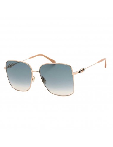 Jimmy Choo Women's Sunglasses - Gold Nude Square Metal Frame | HESTER/S 0BKU I4 pas cher