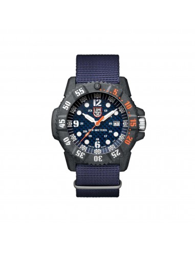 Luminox Men's Watch - Master Carbon Seal Quartz Blue Dial Rubber Strap | 3803.C solde