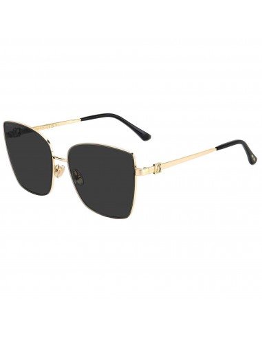 Jimmy Choo Women's Sunglasses - Black Gold Metal Full Rim Frame | VELLA/S 02M2 IR basket pas cher