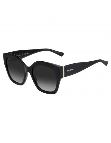 Jimmy Choo Women's Sunglasses - Black Frame Grey Shaded Lenses | LEELA/S 0807 9O pas chere