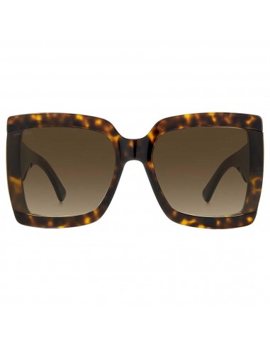 Jimmy Choo Women's Sunglasses - Havana Butterfly Acetate Frame | RENEE/S 0086 HA le des métaux précieux