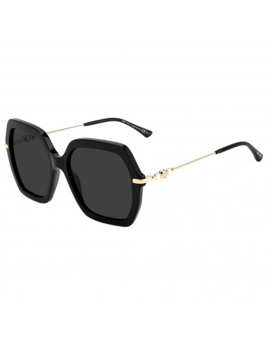 Jimmy Choo Women's Sunglasses - Black Geometric Frame Grey Lens | ESTHER/S 0807 IR votre