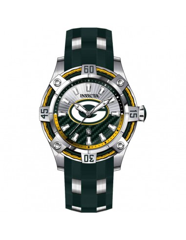 Invicta Men's Quartz Watch - NFL Green Bay Packers Green and Silver Tone Dial | 42062 store