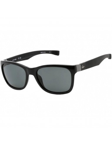 Lacoste Unisex Sunglasses - Grey Lens Full Rim Black Square Shape Frame | L662SP 001 paiement sécurisé