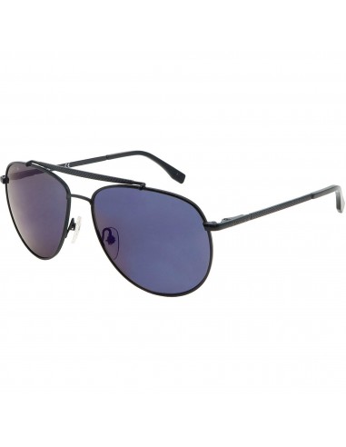 Lacoste Unisex Sunglasses - Blue Polycarbonate Lens Black Metal Frame | L177S 001 ou a consommer sur place