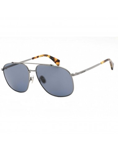 Lanvin Unisex Sunglasses - Dark Ruthenium Metal Full Rim Blue Lens | LNV110S 050 Venez découvrir notre 