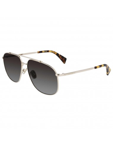 Lanvin Men's Sunglasses - Gradient Grey Lens Metal Pilot Full Rim Frame | LNV110S 714 Jusqu'à 80% De Réduction