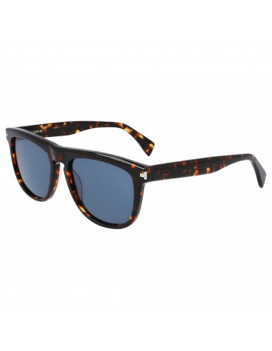 Lanvin Men's Sunglasses - Dark Havana Acetate Full Rim Frame Blue Lens | LNV613S 234 l'évolution des habitudes 