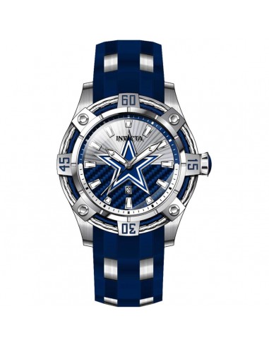 Invicta Men's Quartz Watch - NFL Dallas Cowboys Blue and Silver Tone Strap | 43323 Véritable concentré