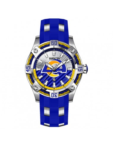 Invicta Men's Quartz Watch - NFL Los Angeles Rams Blue and Silver Tone Strap | 43324 prix pour 