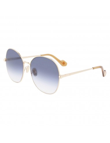 Lanvin Women's Sunglasses - Gold Metal Round Frame Gradient Blue Lens | LNV119S 721 pas cher