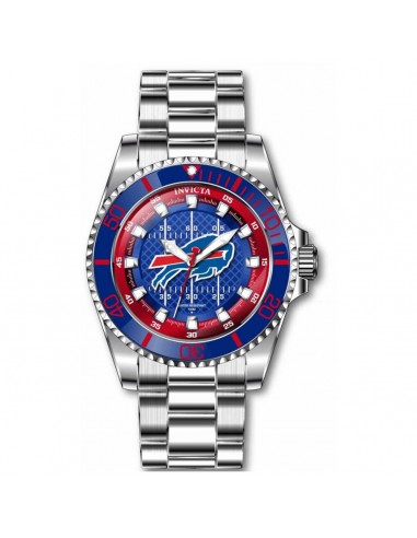 Invicta Men's Watch - NFL Buffalo Bills Quartz Red and Blue Dial Bracelet | 43327 les ctes