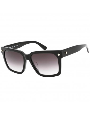 MCM Unisex Sunglasses - Black Square Acetate Frame Grey Gradient Lens | MCM635SA 001 pas cher 