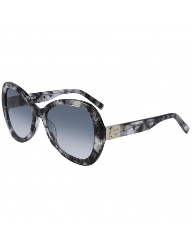 MCM Women's Sunglasses - Grey Havana Butterfly Full Rim Acetate Frame | MCM695S 031 Faites des économies