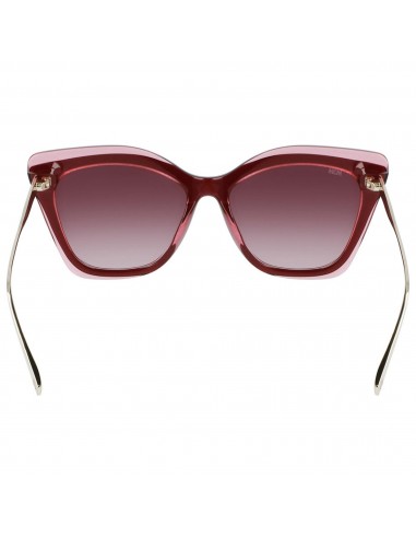 MCM Women's Sunglasses - Mauve Gradient Lens Burgundy Cat Eye Full Rim | MCM698S 602 Faites des économies