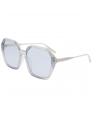 MCM Women's Sunglasses - Translucent Grey Hexagonal Plastic Frame | MCM700SA 050 brillant des détails fins