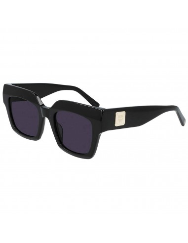 MCM Women's Sunglasses - Acetate Black Square Full Rim Frame Grey Lens | MCM707S 001 une grave pollution 