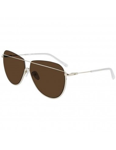 MCM Women's Sunglasses - Shiny Gold Metal Pilot Frame Brown Lens| MCM158S 722 Jusqu'à 80% De Réduction