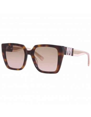 MCM Women's Sunglasses - Tortoise/Beige/Transparent Acetate Square Frame | MCM723S 240 de France