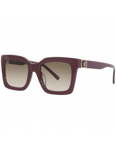 MCM Men's Sunglasses - Burgundy Square Full Rim Frame Fixed Nose Pads | MCM727SLB 601 Les êtres humains sont 