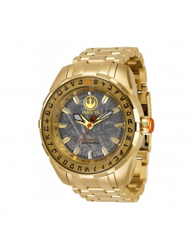 Invicta Men's Watch - Star Wars Black and White Dial Yellow Gold Bracelet | 34853 d'Europe débarque