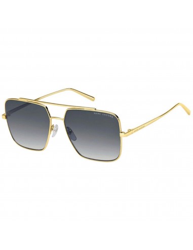 Marc Jacobs Unisex Sunglasses - Gold Pilot Full Rim Square Metal Frame | 486/S J5G/9O acheter